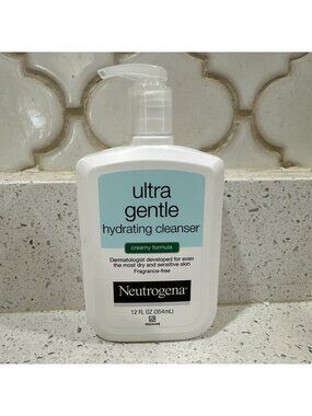 Neutrogena ULTRA GENTLE Hydrating Face Cleanser 12oz Creamy Formula Discontinued